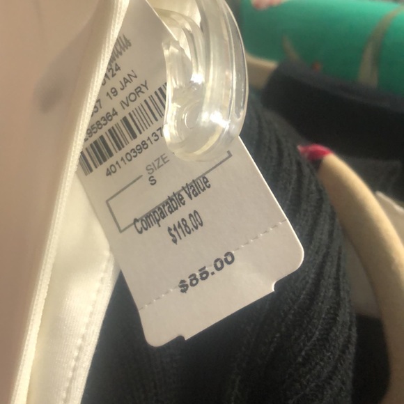 NWT Ali & Jay Nowhere to Run Ivory sheath dress with sheer inserts, sz Small - Picture 8 of 8